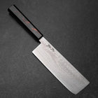 Nakiri VG-10 Damascus Yamanaka Black Urushi Handle 170mm (6.7”)-[Musashi]-[Japanese-Kitchen-Knives]
