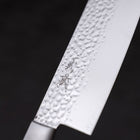 Nakiri VG-10 Mirror Tsuchime Damascus Mahogany Handle 165mm-[Musashi]-[Japanese-Kitchen-Knives]