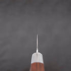 Nakiri VG-10 Mirror Tsuchime Damascus Mahogany Handle 165mm-[Musashi]-[Japanese-Kitchen-Knives]