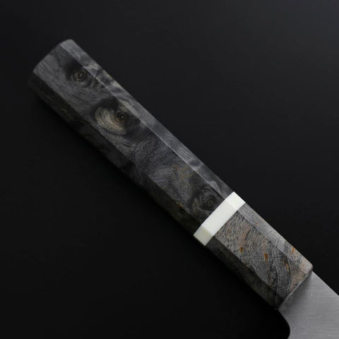 Nakiri VG-10 Polished Maple Handle 165mm (6.5”)-[Musashi]-[Japanese-Kitchen-Knives]
