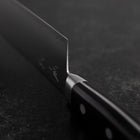 Nakiri VG-10 Polished Western Black Handle 165mm (6.5”)-[Musashi]-[Japanese-Kitchen-Knives]