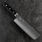 Nakiri VG-10 Polished Western Black Handle 165mm-[Musashi]-[Japanese-Kitchen-Knives]