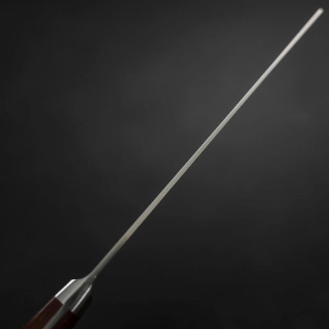 Nakiri VG-10 Polished Western Mahogany Handle 170mm (6.7”)-[Musashi]-[Japanese-Kitchen-Knives]