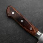 Nakiri VG-10 Polished Western Mahogany Handle 170mm-[Musashi]-[Japanese-Kitchen-Knives]