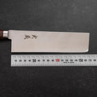 Nakiri VG-10 Polished Western Mahogany Handle 170mm-[Musashi]-[Japanese-Kitchen-Knives]