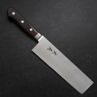 Nakiri VG-10 Polished Western Mahogany Handle 170mm-[Musashi]-[Japanese-Kitchen-Knives]