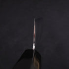 Nakiri VG-10 Tsuchime Damascus Buffalo Ebony Handle 165mm-[Musashi]-[Japanese-Kitchen-Knives]