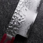 Nakiri VG-10 Tsuchime Damascus Pakka Handle 165mm-[Musashi]-[Japanese-Kitchen-Knives]