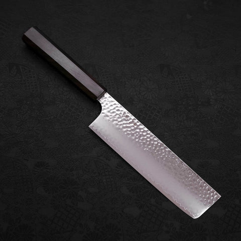 Nakiri VG-10 Tsuchime Ebony Handle 165mm-[Musashi]-[Japanese-Kitchen-Knives]