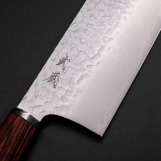 Nakiri VG-10 Tsuchime Mango Ovalado de Caoba 180mm