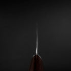 Nakiri VG-10 Tsuchime Oval Mahogany Handle 180mm-[Musashi]-[Japanese-Kitchen-Knives]