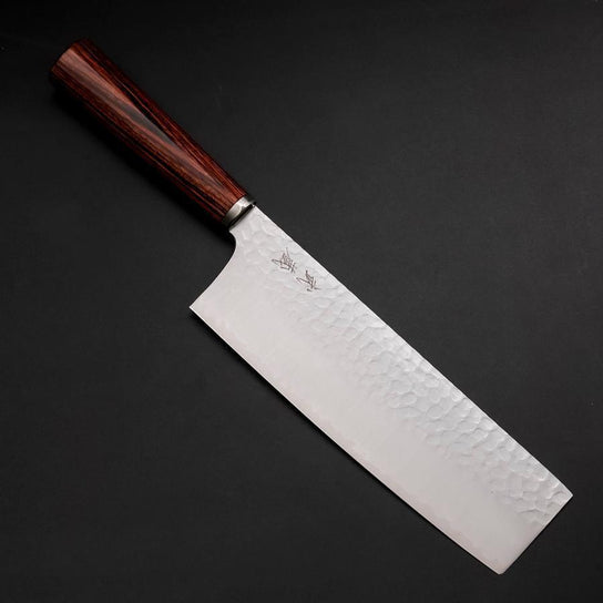 Nakiri VG-10 Tsuchime Mango Ovalado de Caoba 180mm
