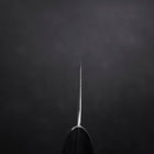 Nakiri VG-10 Tsuchime Oval Purple Handle 180mm-[Musashi]-[Japanese-Kitchen-Knives]