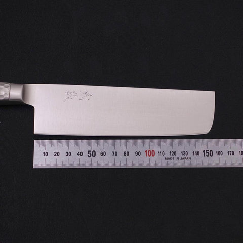 Nakiri VG-5 Polished Western Handle 160mm (6.3”)-[Musashi]-[Japanese-Kitchen-Knives]