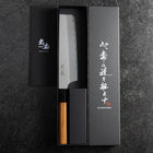 Nakiri VG-5 Tsuchime Buffalo Bubinga Handle 165mm-[Musashi]-[Japanese-Kitchen-Knives]