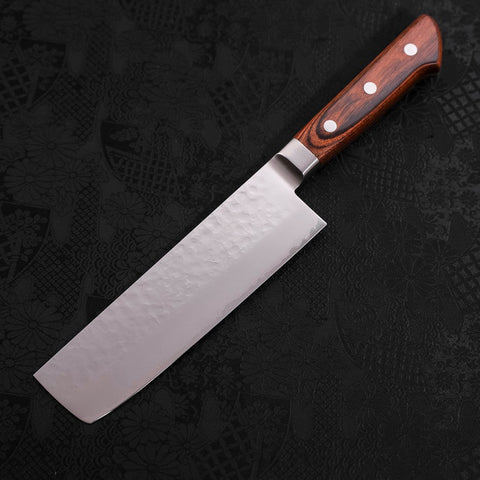 Nakiri VG-5 Tsuchime Western Handle 160mm-[Musashi]-[Japanese-Kitchen-Knives]