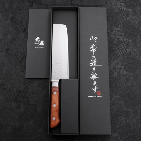 Nakiri VG-5 Tsuchime Western Handle 160mm-[Musashi]-[Japanese-Kitchen-Knives]