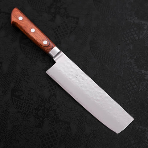 Nakiri VG-5 Tsuchime Western Handle 160mm-[Musashi]-[Japanese-Kitchen-Knives]