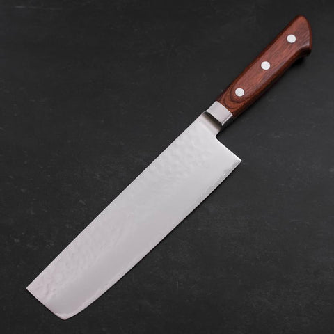Nakiri VG-5 Tsuchime Western Handle 180mm (7”)-[Musashi]-[Japanese-Kitchen-Knives]