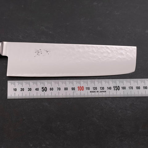 Nakiri VG-5 Tsuchime Western Handle 180mm (7”)-[Musashi]-[Japanese-Kitchen-Knives]