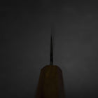 Nakiri White Steel #2 Kurouchi Yaki Urushi Handle 135mm-[Musashi]-[Japanese-Kitchen-Knives]