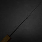 Nakiri White Steel #2 Kurouchi Yaki Urushi Handle 135mm-[Musashi]-[Japanese-Kitchen-Knives]