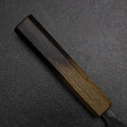 Nakiri White Steel #2 Kurouchi Yaki Urushi Handle 135mm-[Musashi]-[Japanese-Kitchen-Knives]