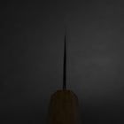 Nakiri White Steel #2 Kurouchi Yaki Urushi Handle 165mm (6.5”)-[Musashi]-[Japanese-Kitchen-Knives]