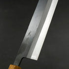 Nakiri White Steel #2 Kurouchi Yaki Urushi Handle 165mm-[Musashi]-[Japanese-Kitchen-Knives]