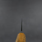 Nakiri White Steel #2 Kurouchi Yaki Urushi Handle 165mm-[Musashi]-[Japanese-Kitchen-Knives]