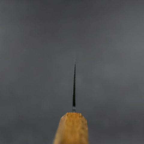 Nakiri White Steel #2 Kurouchi Yaki Urushi Handle 165mm-[Musashi]-[Japanese-Kitchen-Knives]