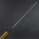 Nakiri White Steel #2 Kurouchi Yaki Urushi Handle 165mm-[Musashi]-[Japanese-Kitchen-Knives]