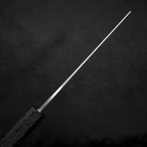 Nakiri White Steel #1 Pulido Mango Ishime Urushi Negro 165mm