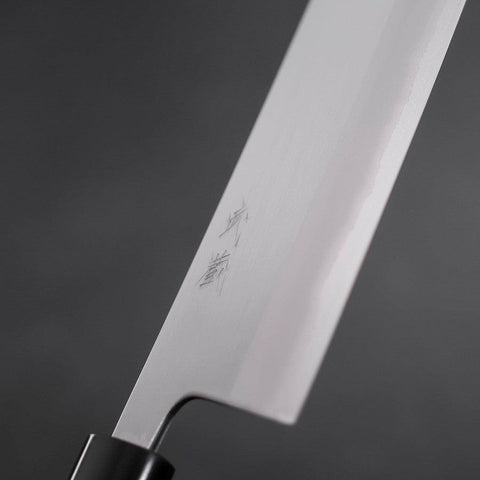 Nakiri White Steel #1 Polished Buffalo Magnolia Handle 165mm (6.5”)