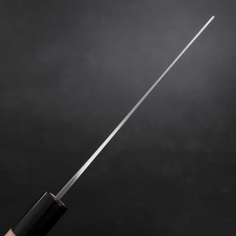 Nakiri White Steel #1 Pulido Mango de Magnolia con Cuerno de Búfalo 165mm