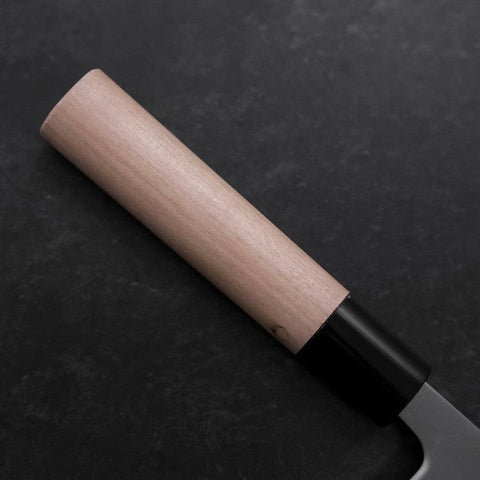 Nakiri White Steel #1 Pulido Mango de Magnolia con Cuerno de Búfalo 165mm