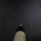 Nakiri White Steel #1 Stainless Clad Buffalo Magnolia Handle 165mm-[Musashi]-[Japanese-Kitchen-Knives]