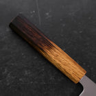 Nakiri White Steel #1 Stainless Clad Yaki Urushi Handle 165mm-[Musashi]-[Japanese-Kitchen-Knives]