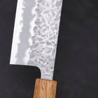 Nakiri White Steel #1 Tsuchime Yaki Urushi Handle 165mm-[Musashi]-[Japanese-Kitchen-Knives]