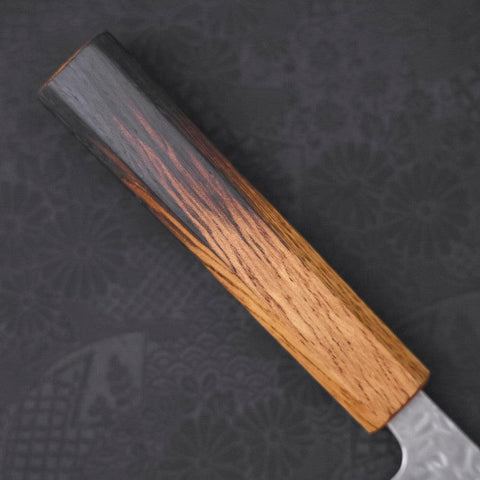 Nakiri White Steel #1 Tsuchime Yaki Urushi Handle 165mm-[Musashi]-[Japanese-Kitchen-Knives]