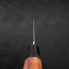 Nakiri White Steel #2 Kasumi Buffalo Teak Handle 165mm-[Musashi]-[Japanese-Kitchen-Knives]