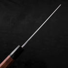 Nakiri White Steel #2 Kasumi Buffalo Teak Handle 165mm-[Musashi]-[Japanese-Kitchen-Knives]