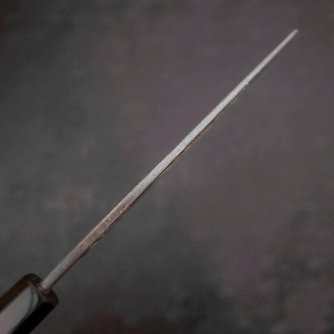 Nakiri White Steel #2 Kurouchi Chokin Fénix Mango de Ébano con Cuerno de Búfalo 165mm
