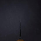 Nakiri White Steel #2 Kurouchi Damascus Yaki Urushi Handle 165mm (6.5”)-[Musashi]-[Japanese-Kitchen-Knives]