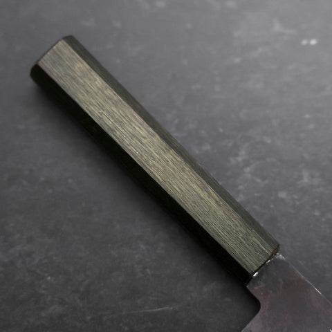 Nakiri White Steel #2 Kurouchi Mango Urushi Verde 165 mm
