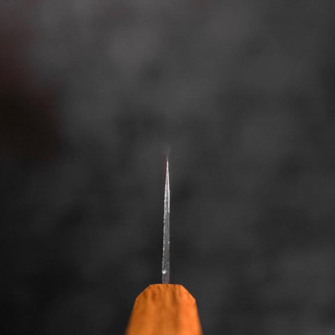 Nakiri White Steel #2 Kurouchi Oak Handle 165mm-[Musashi]-[Japanese-Kitchen-Knives]