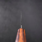 Nakiri White Steel #2 Kurouchi Sumi Urushi Handle 165mm-[Musashi]-[Japanese-Kitchen-Knives]