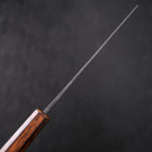 Nakiri White Steel #2 Kurouchi Sumi Urushi Handle 165mm-[Musashi]-[Japanese-Kitchen-Knives]