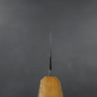 Nakiri White Steel #2 Polished Yaki Urushi Handle 165mm-[Musashi]-[Japanese-Kitchen-Knives]