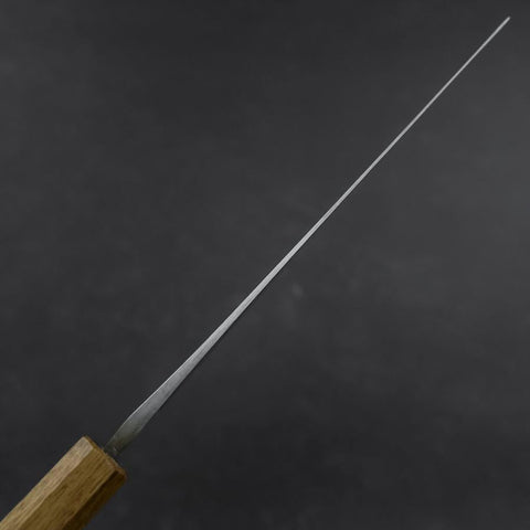 Nakiri White Steel #2 Polished Yaki Urushi Handle 165mm-[Musashi]-[Japanese-Kitchen-Knives]